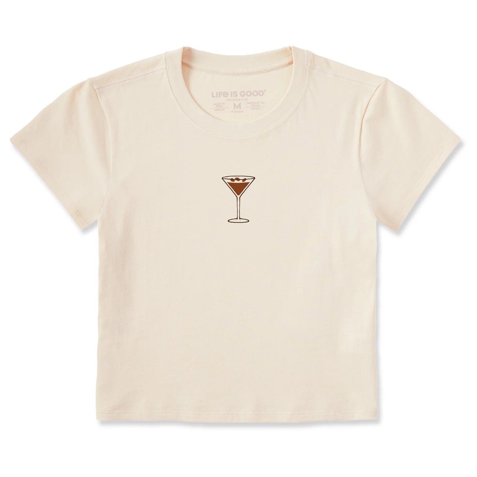 Women's Crusher-LITE Shrunken Tee - Espresso Martini