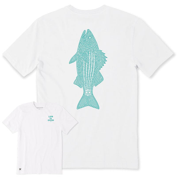 Men's Crusher Tee - Patterned Fish