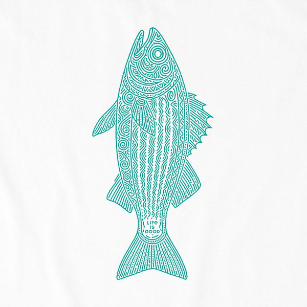 Men's Crusher Tee - Patterned Fish
