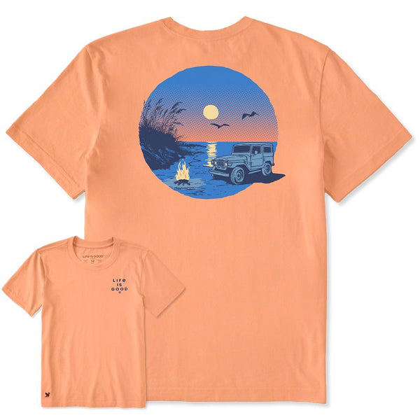 Men's Crusher Tee - Moonlit ATV Bonfire