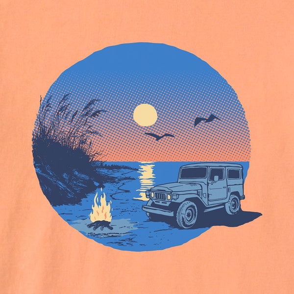 Men's Crusher Tee - Moonlit ATV Bonfire