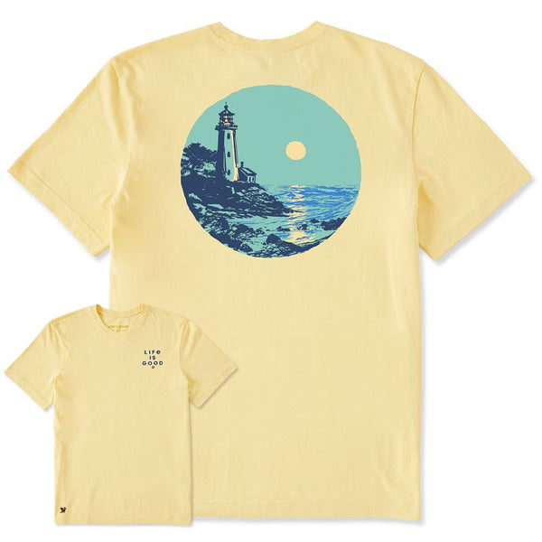 Men's Crusher Tee - Lighthouse Moon