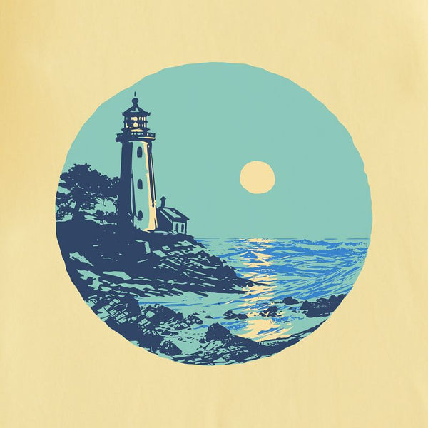 Men's Crusher Tee - Lighthouse Moon