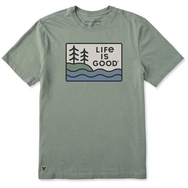 Men's Crusher Tee - Waves and Pines