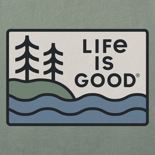 Men's Crusher Tee - Waves and Pines