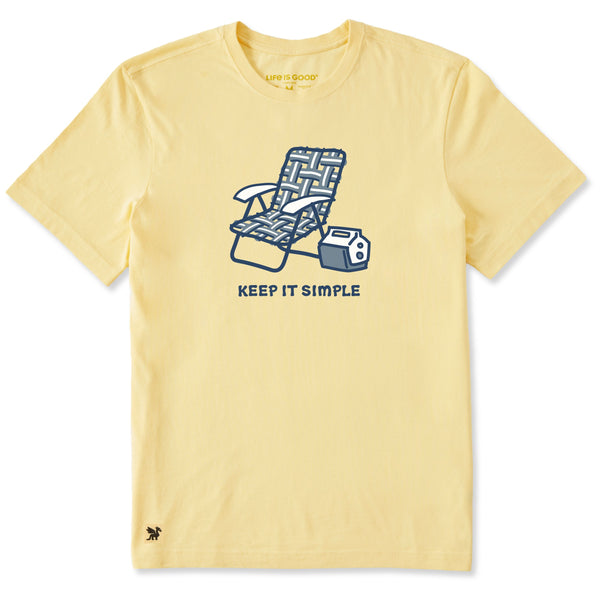 Men's Crusher Tee - Keep it Simple Chair and Cooler