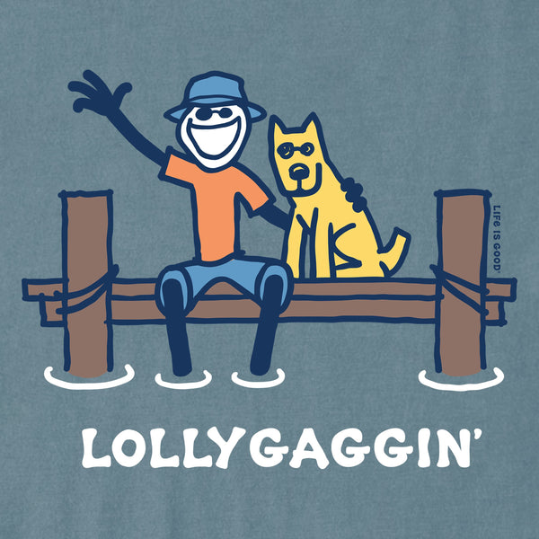 Men's Crusher Tee -  Lollygaggin' Jake and Rocket Dock