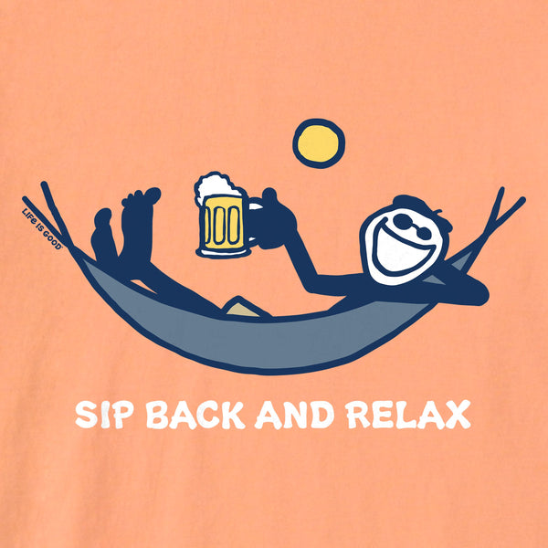 Men's Crusher Tee - Sip Back and Relax