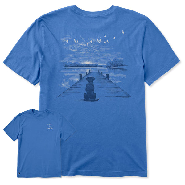 Men's Crusher-Lite Tee - Dockside Companion (Dog)