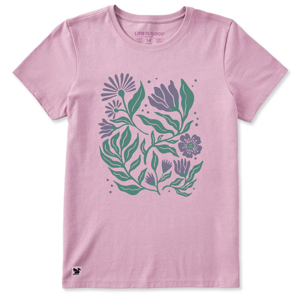 Women's Crusher Tee - Array of Flowers