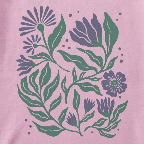 Women's Crusher Tee - Array of Flowers