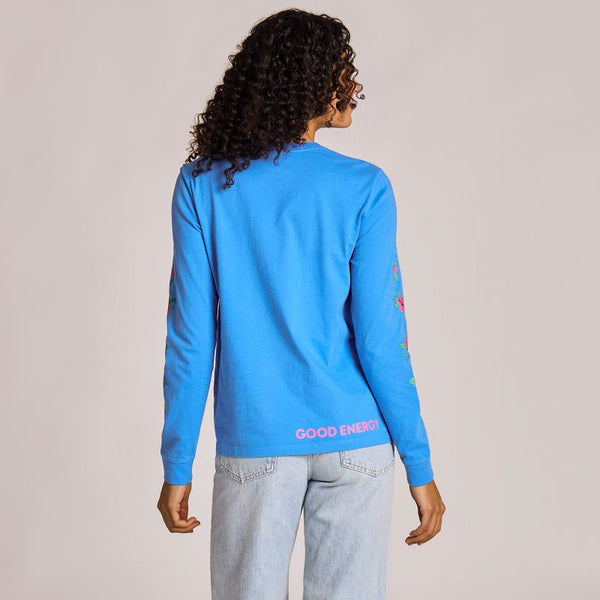 Women's Long Sleeve Crusher Tee - Good Energy