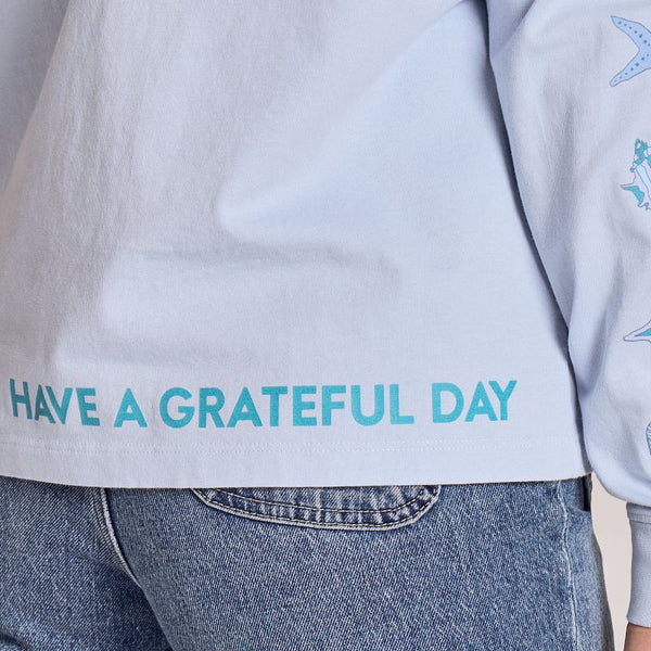 Women's Long Sleeve Crusher Tee - Grateful Day