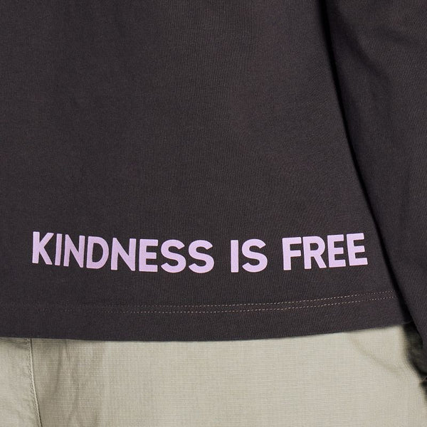 Women's Long Sleeve Crusher Tee - Kindness Is Free