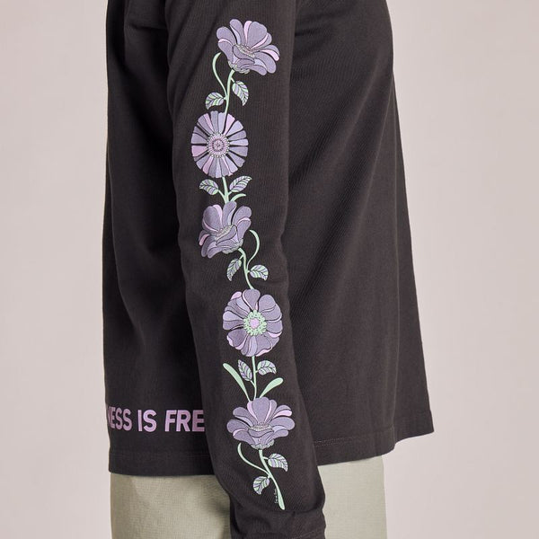 Women's Long Sleeve Crusher Tee - Kindness Is Free
