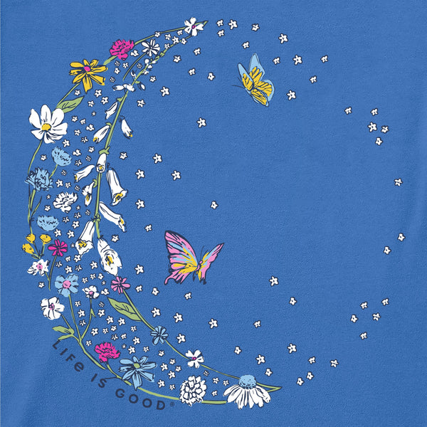 Women's Crusher Vee - Blooming Wildflower Moon