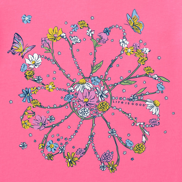 Women's Crusher Vee - Blooming Wildflower Daisy