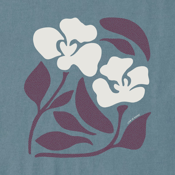 Women's  Crusher Vee - Abstract Flowers