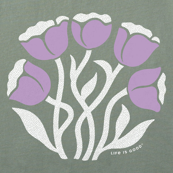 Women's Crusher Vee - Tulip Circle