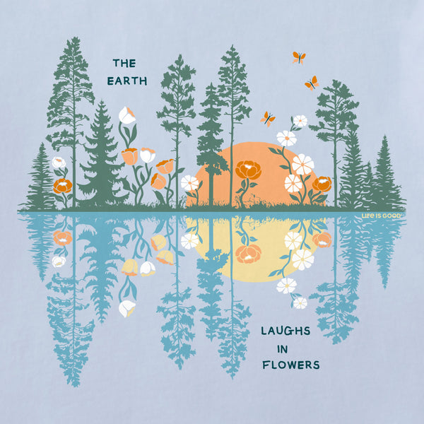 Women's Crusher Vee - Reflections in Bloom
