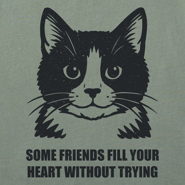 Women's Crusher-LITE Tee - Fill Your Heart Tuxedo Cat