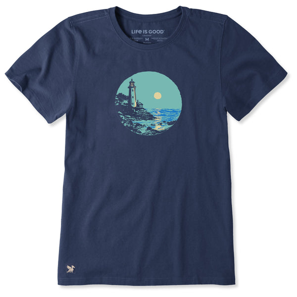 Women's Crusher-LITE Tee - Lighthouse Moon