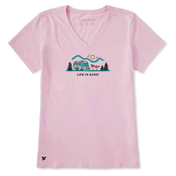 Women's Crusher-LITE Vee - Camper Flamingo