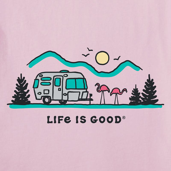 Women's Crusher-LITE Vee - Camper Flamingo