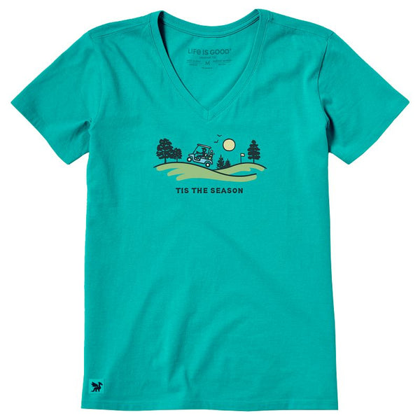 Women's Crusher-LITE  Vee - Tis the Season Golf