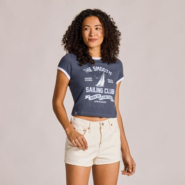 Women's Crusher-LITE Shrunken Tee - Smooth Sailing Club