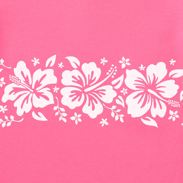 Women's Crusher Boxy Tee - Hibiscus Row