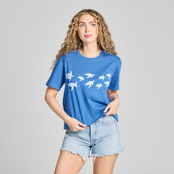 Women's Crusher Boxy Tee - Bale of Turtles