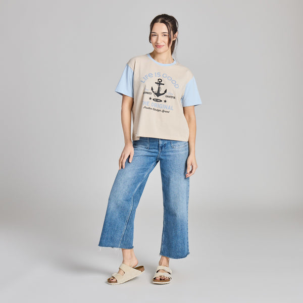 Women's Crusher Boxy Tee - Grounded Anchor