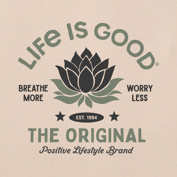 Women's Crusher Boxy Tee - Breathe More Lotus
