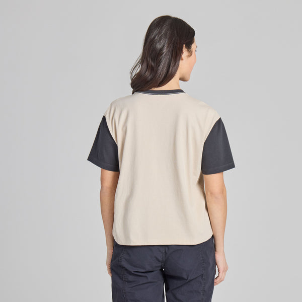 Women's Crusher Boxy Tee - Breathe More Lotus