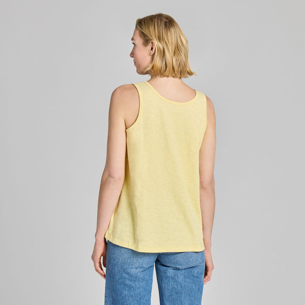 Women's Textured Slub Tank - Nautical Anchor