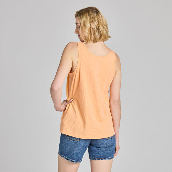 Women's Textured Slub Tank - Playful Daisy