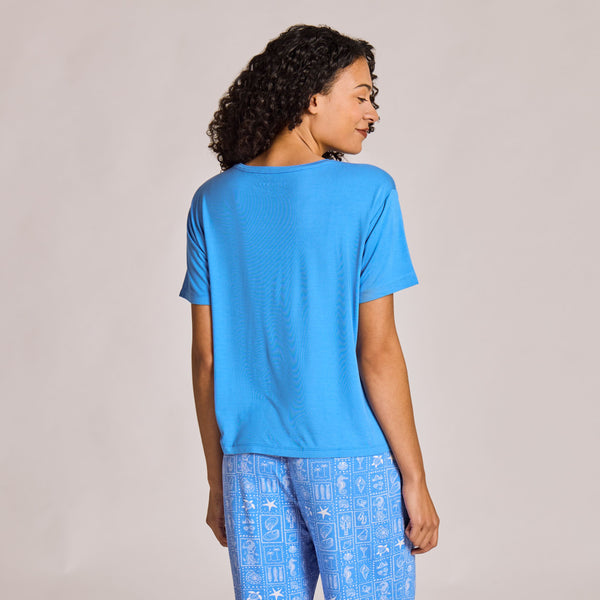 Women's Lightweight Sleep Tee -  Mermaid