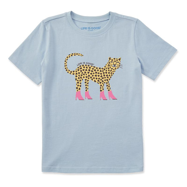 Kids Crusher Tee - Love Leopard Boots
