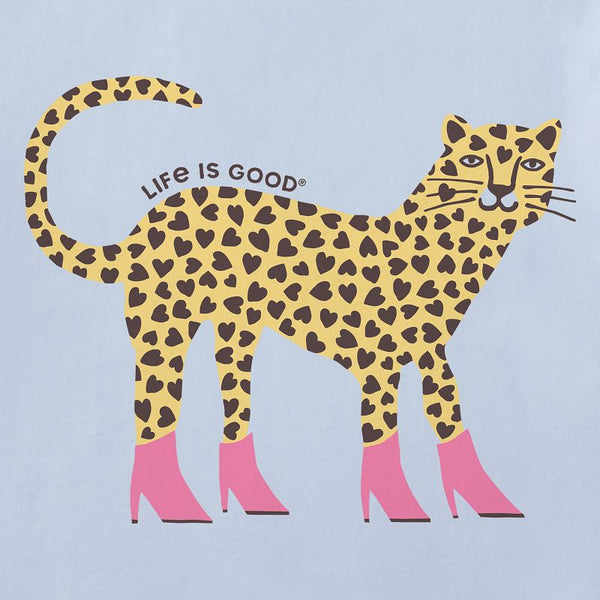 Kids Crusher Tee - Love Leopard Boots