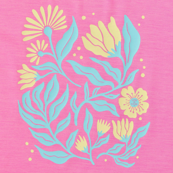 Kids Short Sleeve Sun Crusher - Garden Floral