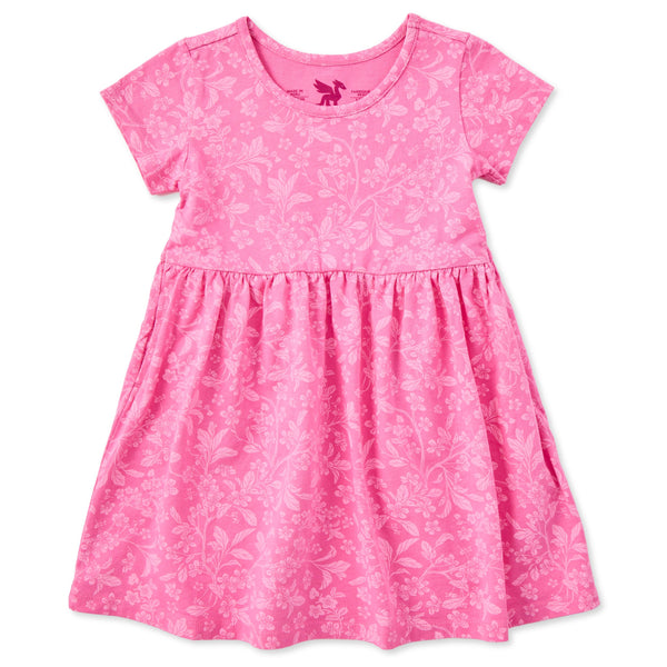 Toddler Crusher Dress - Cherry Blossom
