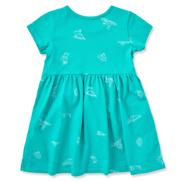 Toddler Crusher Dress - Pool Party Pups