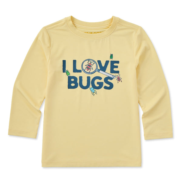Toddler Long Sleeve Sun Crusher - I Love Bugs