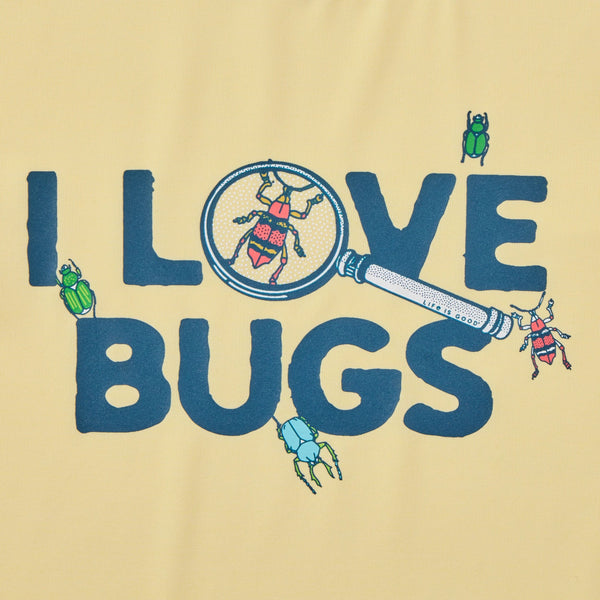 Toddler Long Sleeve Sun Crusher - I Love Bugs