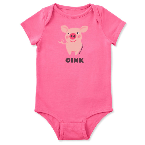 Crusher Baby Bodysuit -  Oink Pig