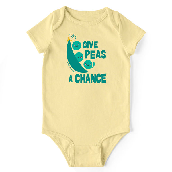 Crusher Baby Bodysuit - Give Peas a Chance