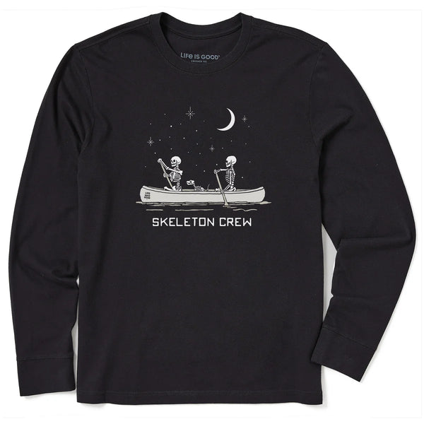 Men's Long Sleeve Crusher Tee - Skeleton Crew Canoe