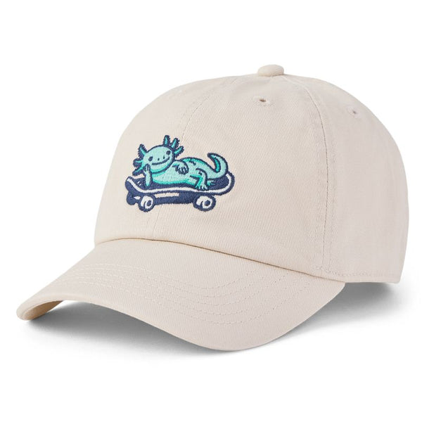 Kids Chill Cap - Relaxolotl Skateboard