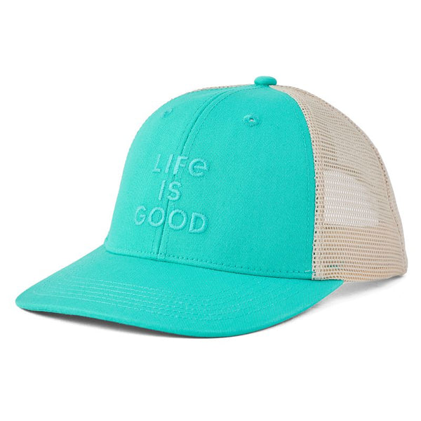 Trucker Hat - LIG Stacked (Turquoise Green)